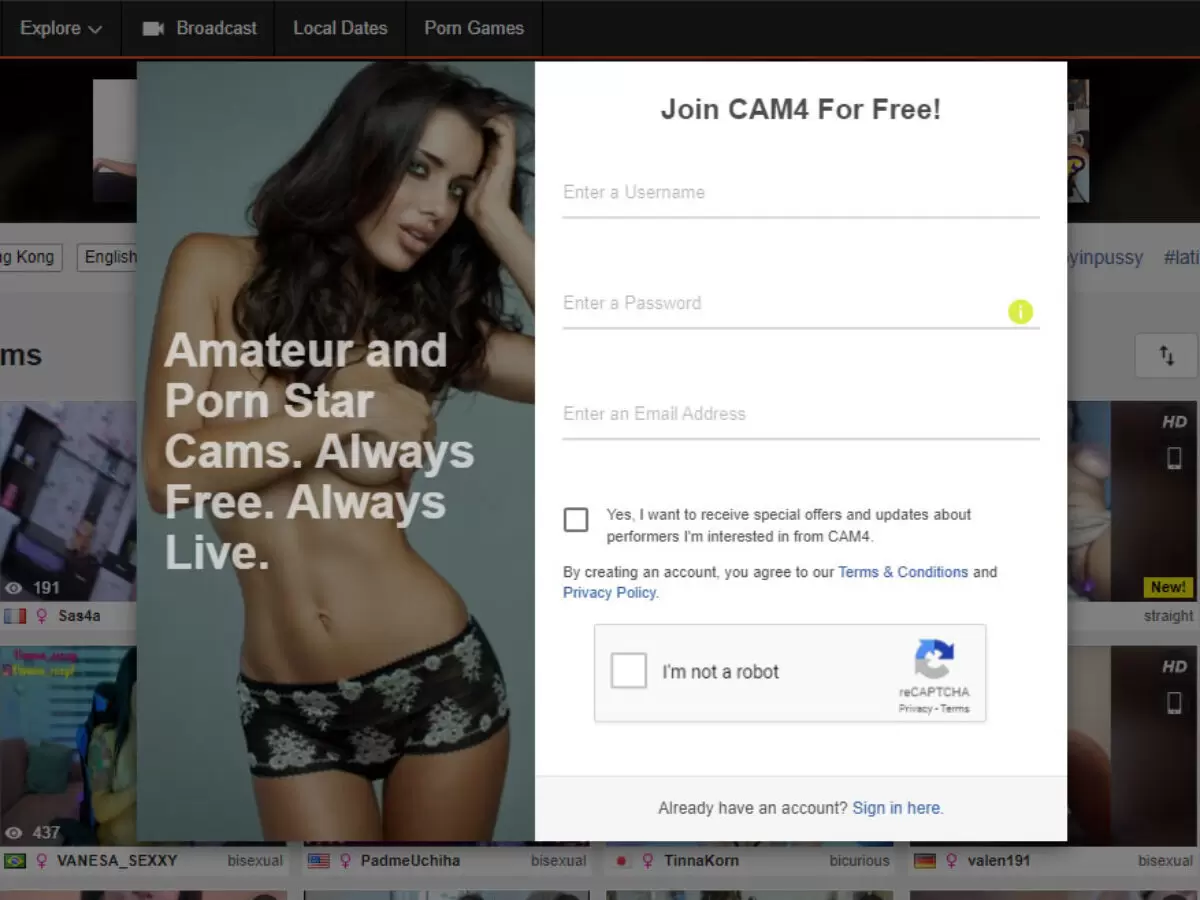 Cam 4 Free Com